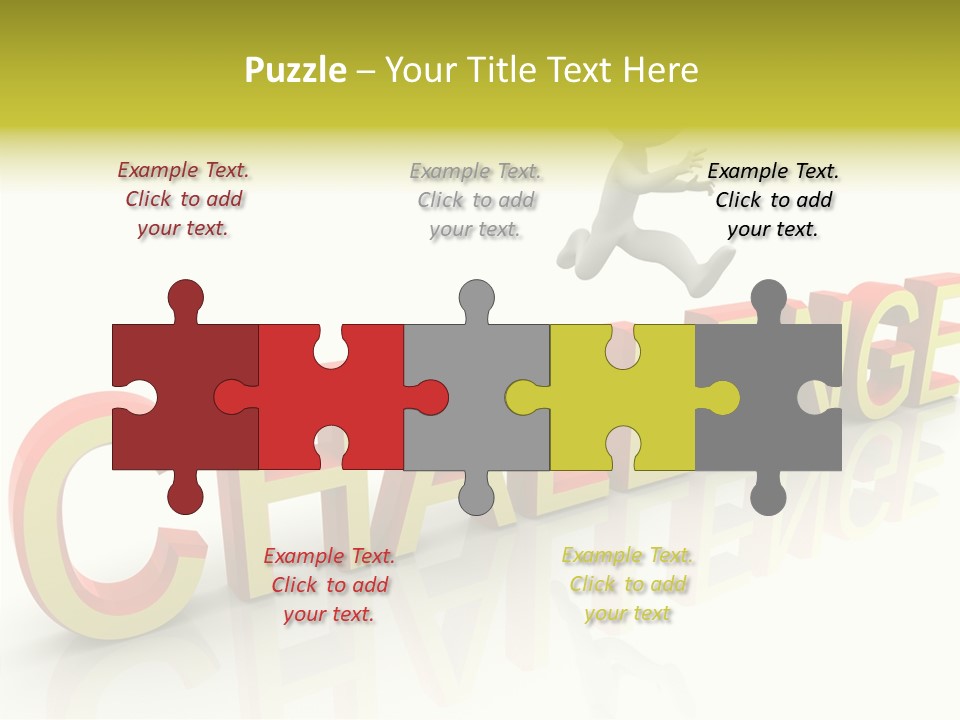 Jump Person Runner PowerPoint Template
