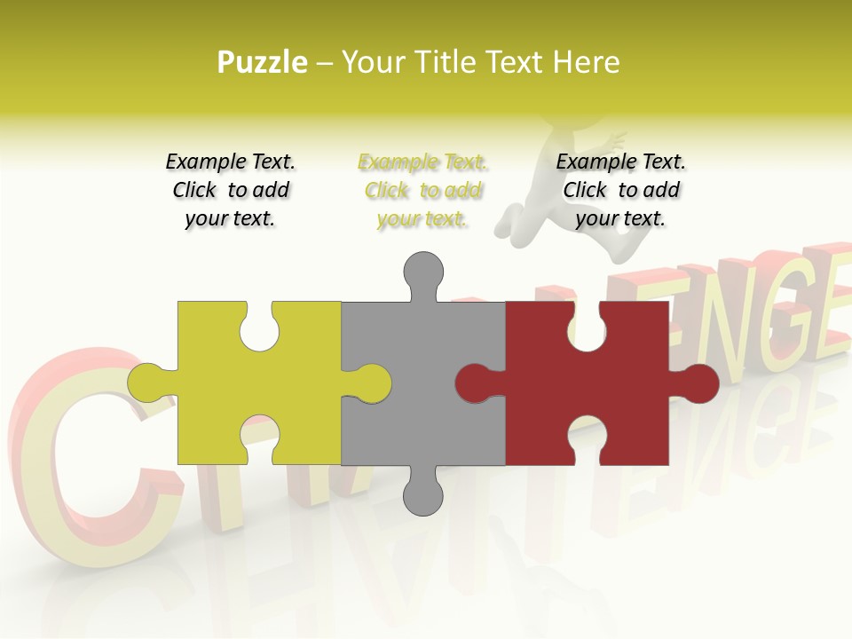 Jump Person Runner PowerPoint Template
