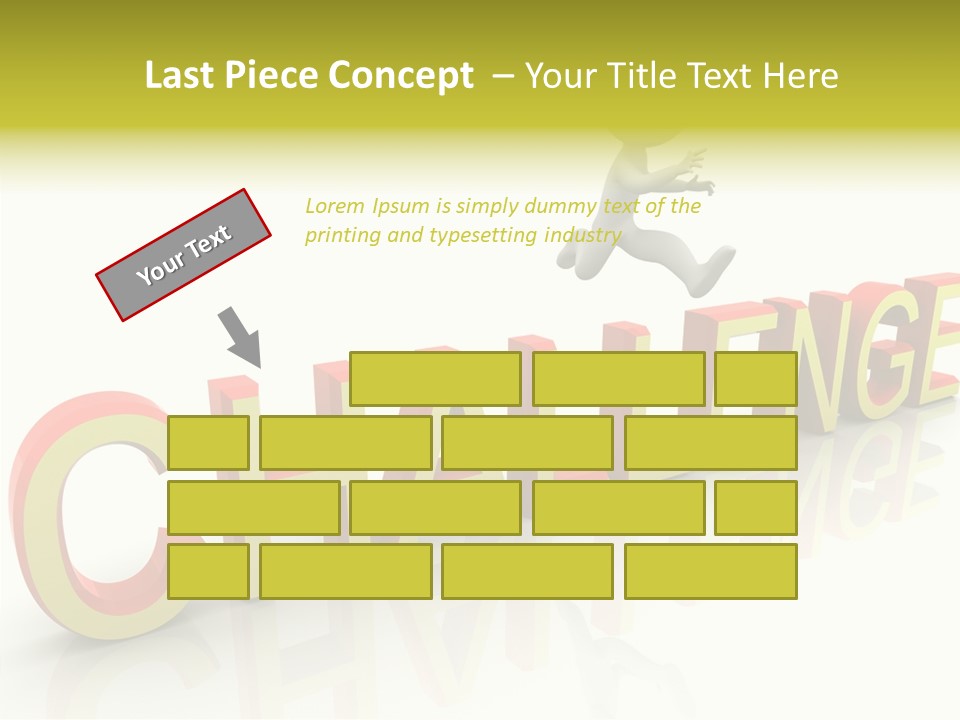 Jump Person Runner PowerPoint Template