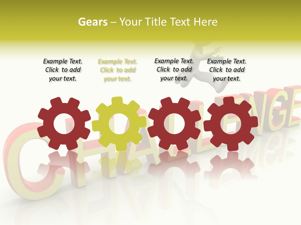 Jump Person Runner PowerPoint Template