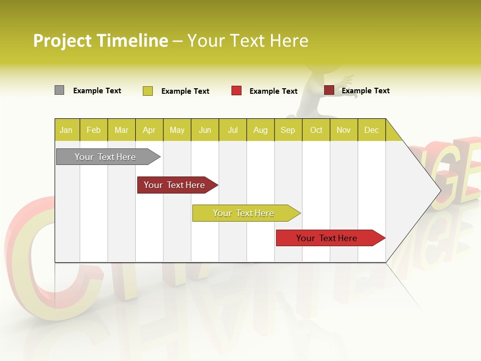 Jump Person Runner PowerPoint Template