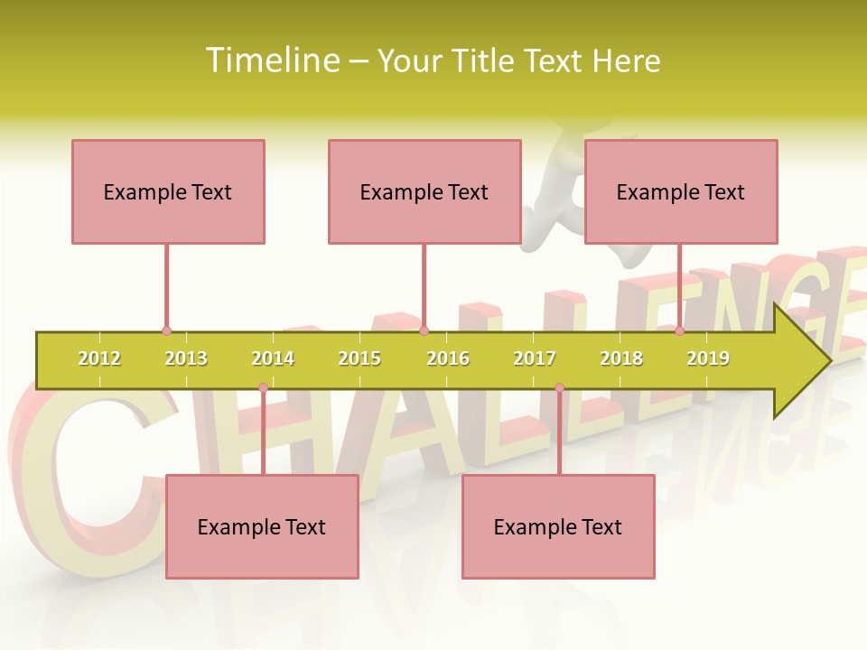 Jump Person Runner PowerPoint Template