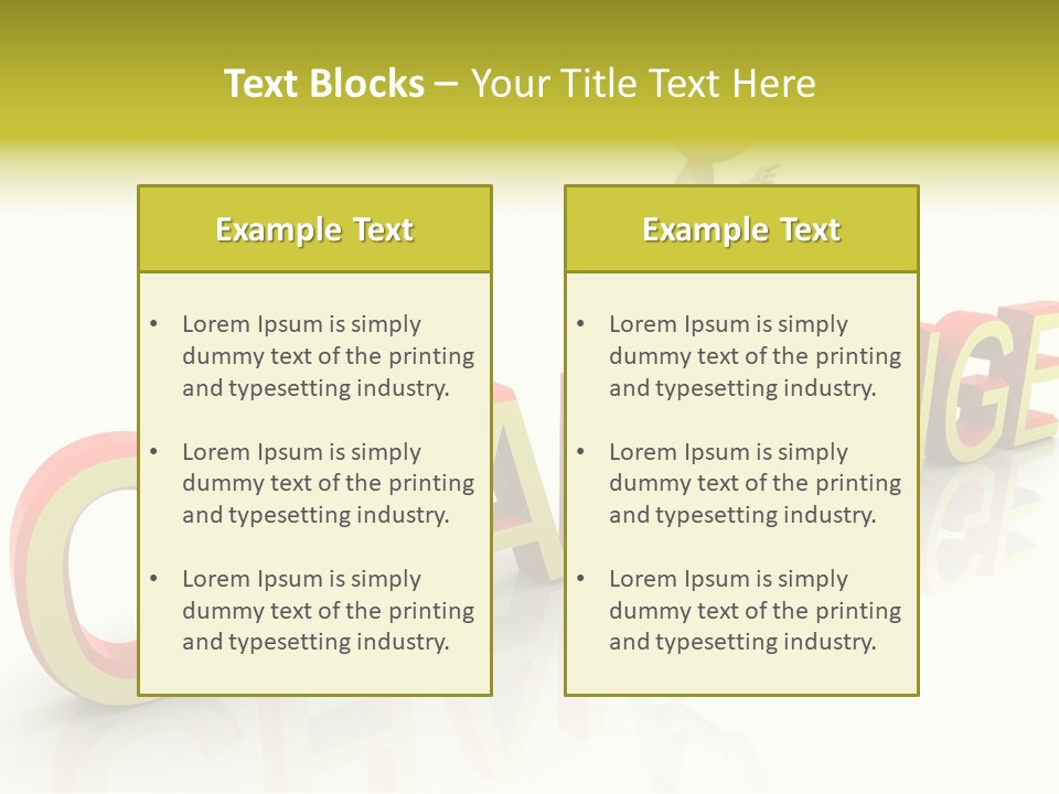 Jump Person Runner PowerPoint Template