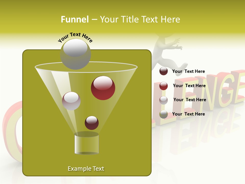 Jump Person Runner PowerPoint Template