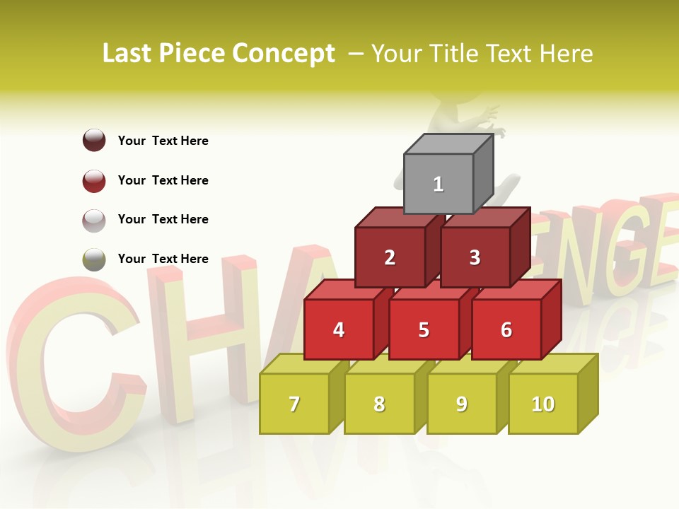 Jump Person Runner PowerPoint Template