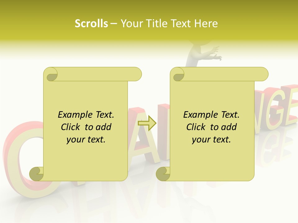 Jump Person Runner PowerPoint Template