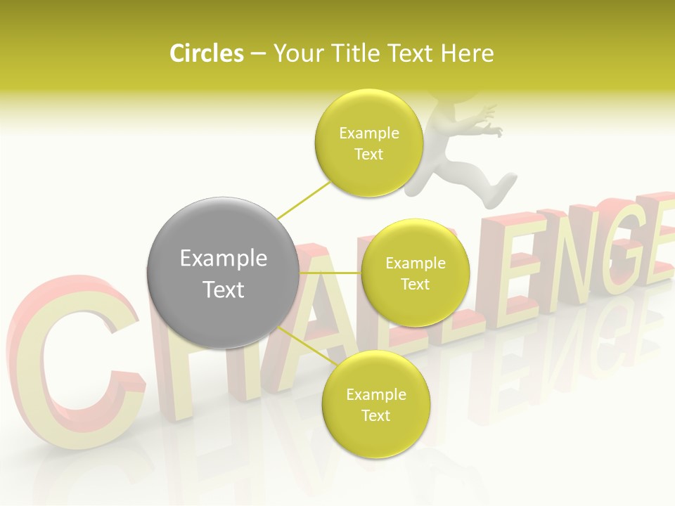 Jump Person Runner PowerPoint Template