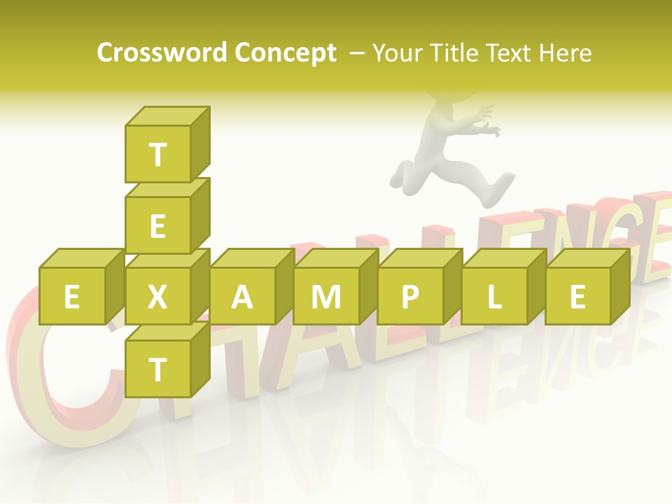 Jump Person Runner PowerPoint Template