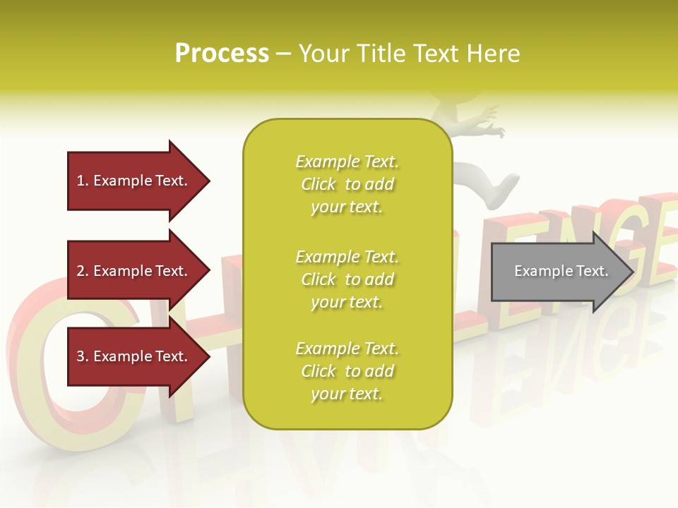 Jump Person Runner PowerPoint Template