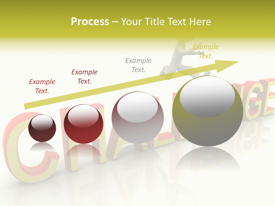 Jump Person Runner PowerPoint Template
