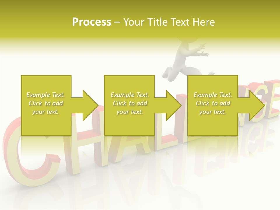 Jump Person Runner PowerPoint Template