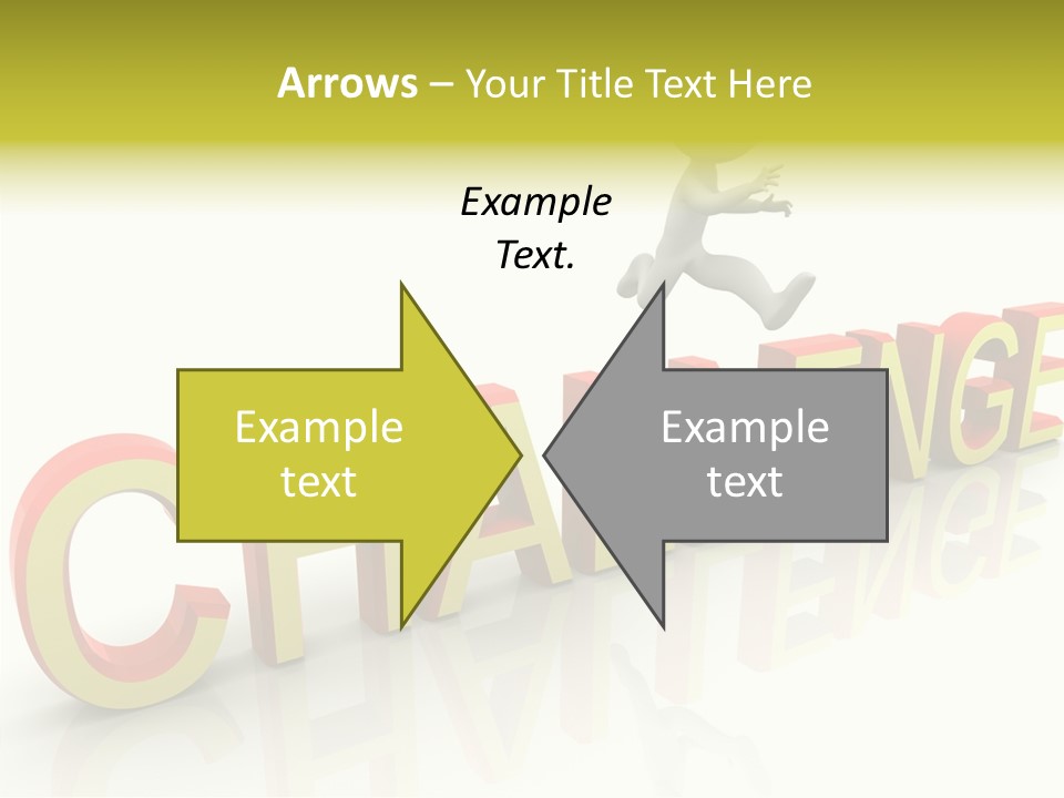 Jump Person Runner PowerPoint Template