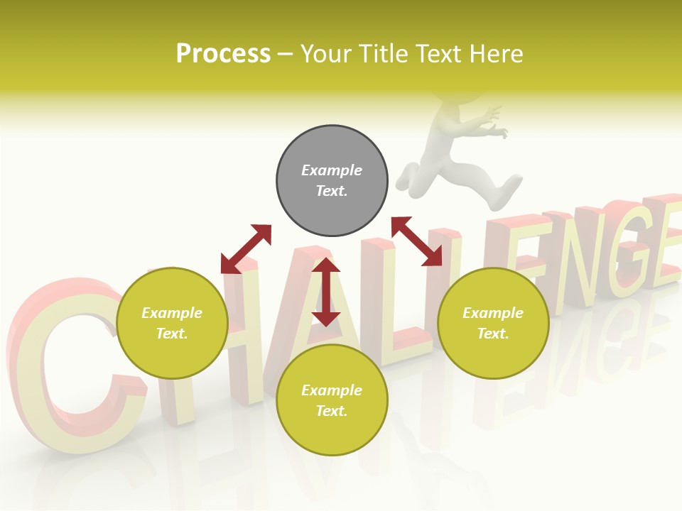 Jump Person Runner PowerPoint Template