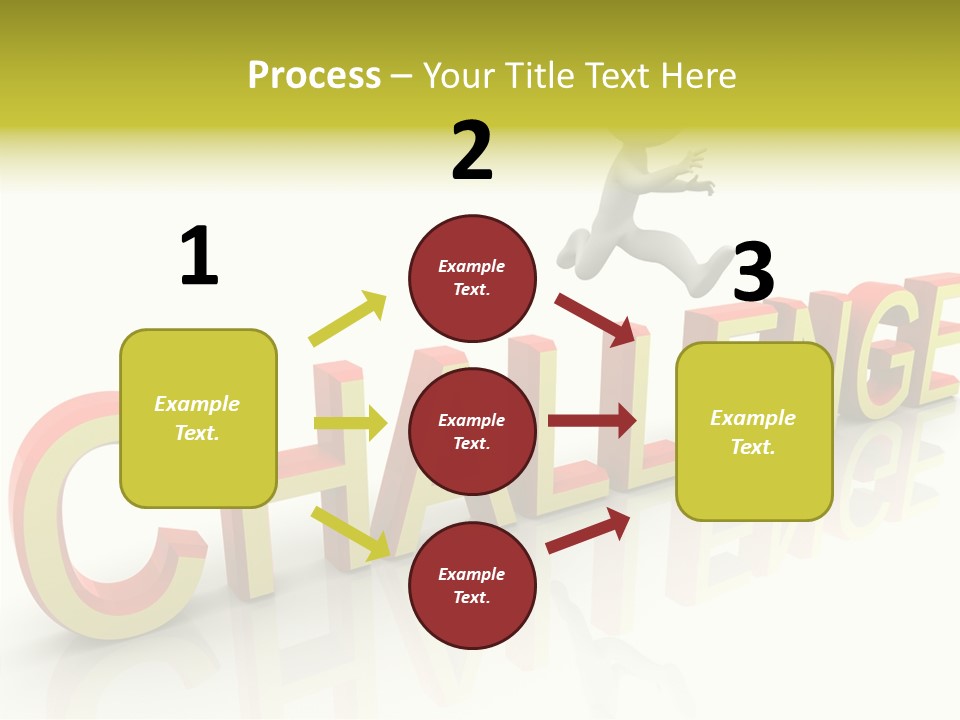 Jump Person Runner PowerPoint Template