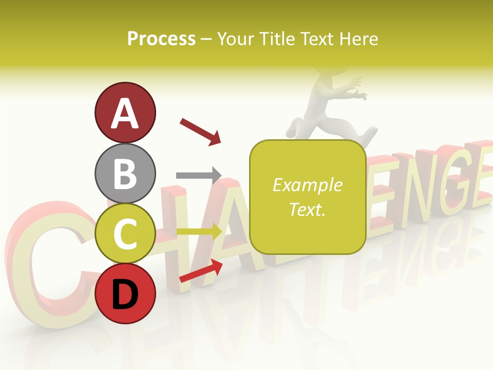 Jump Person Runner PowerPoint Template