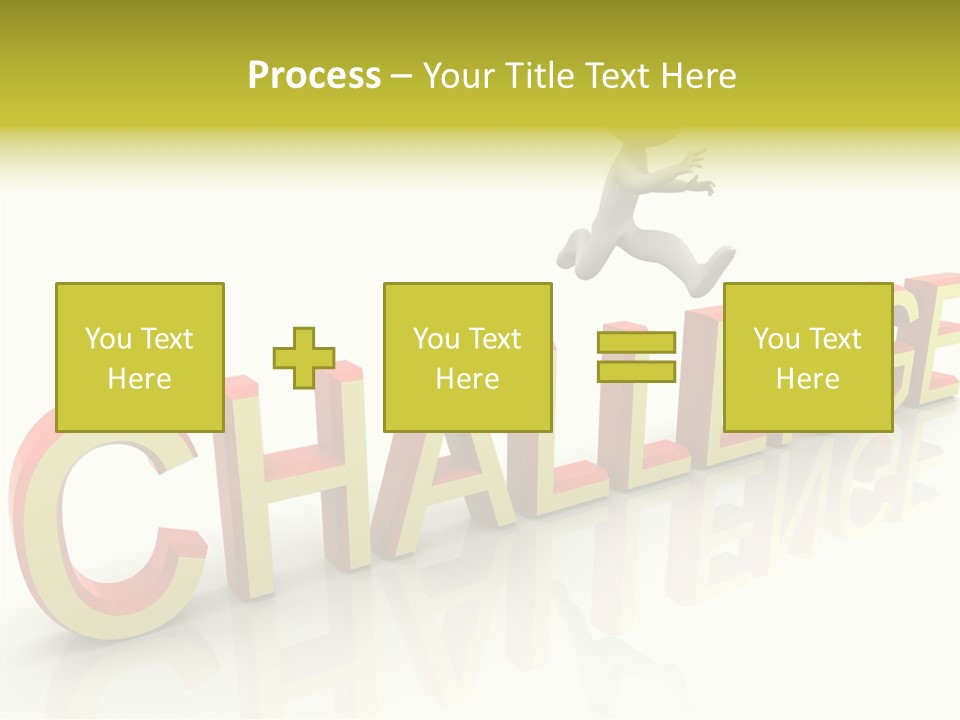 Jump Person Runner PowerPoint Template