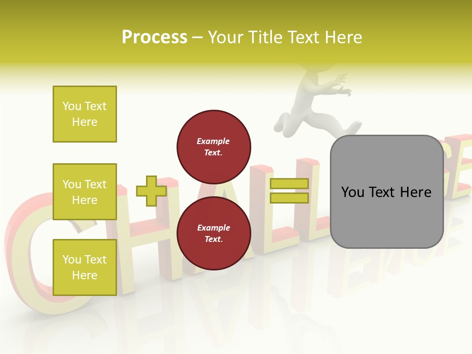 Jump Person Runner PowerPoint Template