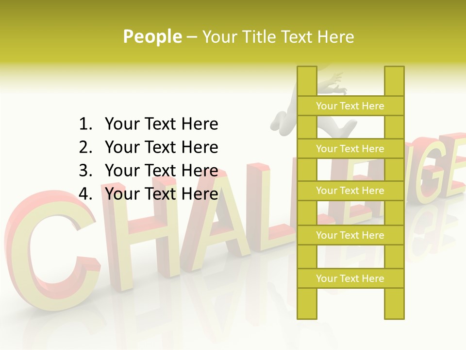 Jump Person Runner PowerPoint Template