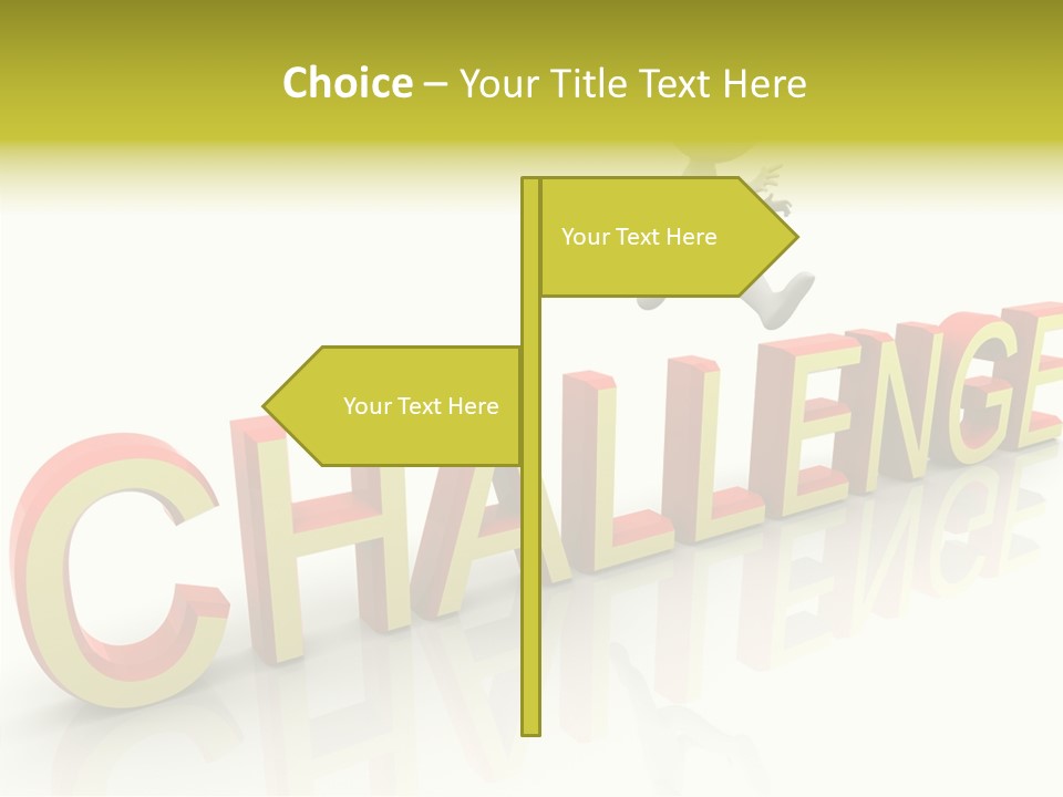 Jump Person Runner PowerPoint Template