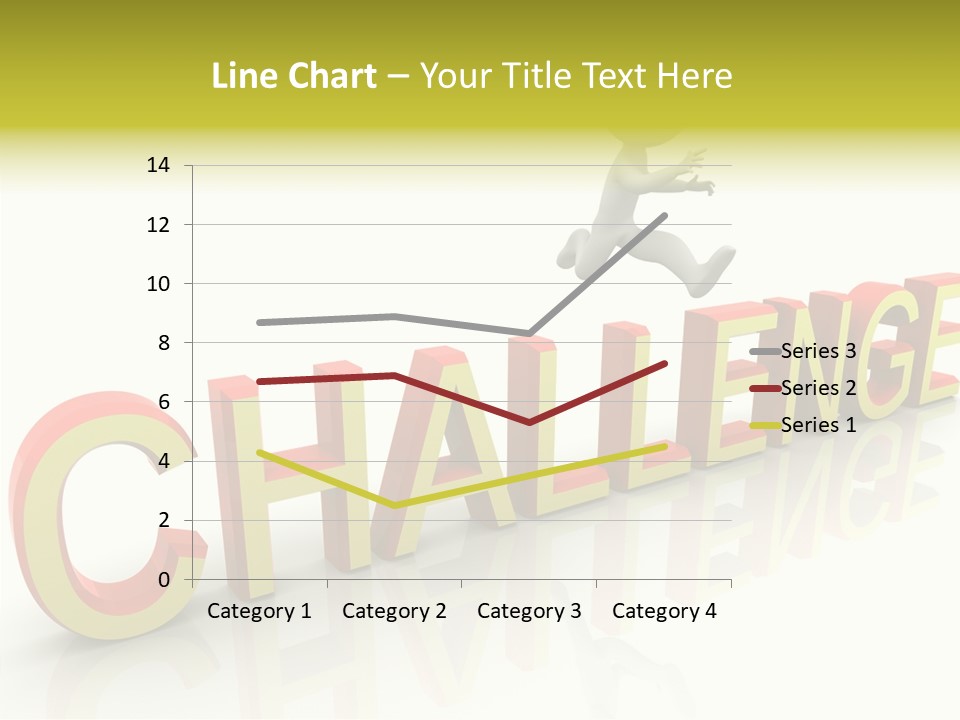 Jump Person Runner PowerPoint Template