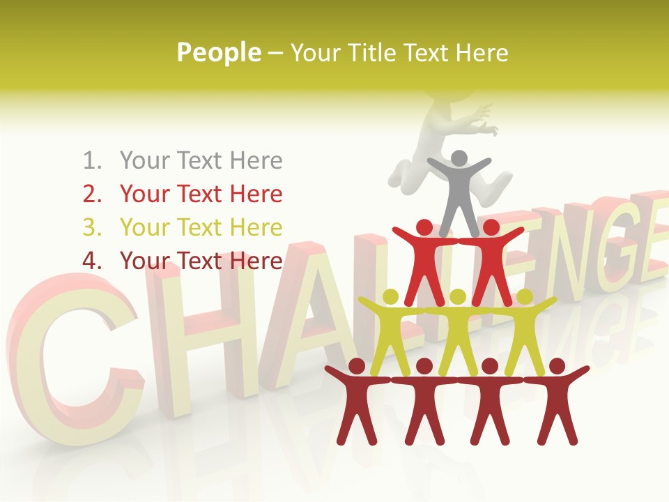 Jump Person Runner PowerPoint Template