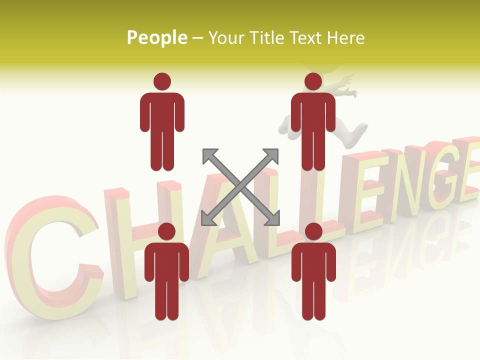 Jump Person Runner PowerPoint Template