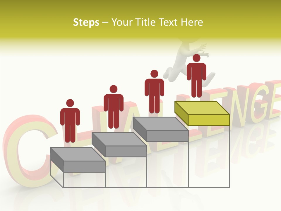 Jump Person Runner PowerPoint Template