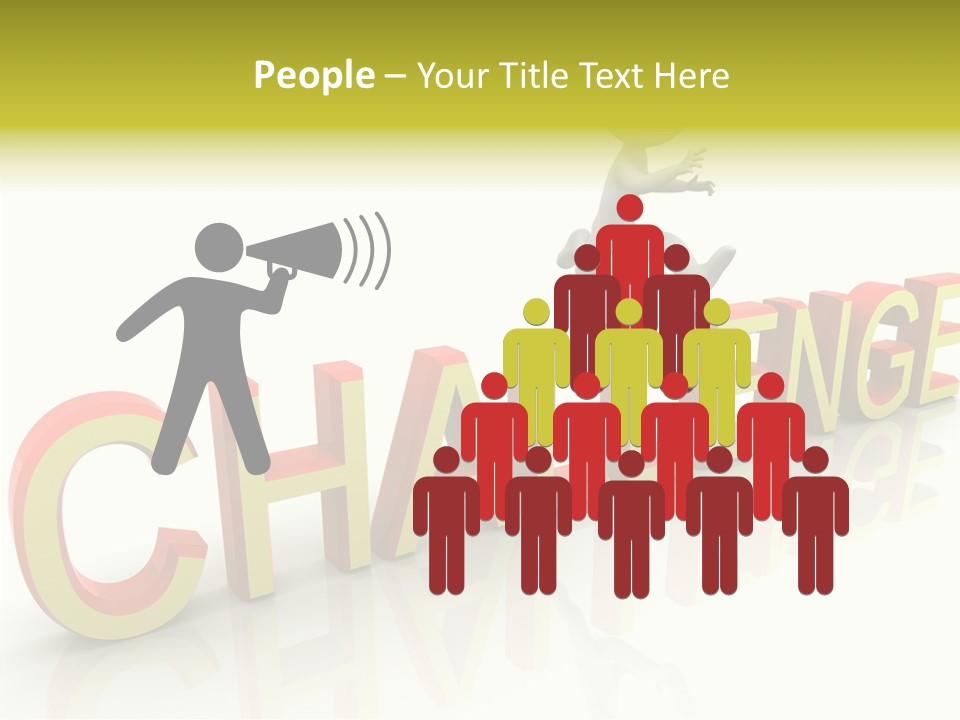 Jump Person Runner PowerPoint Template