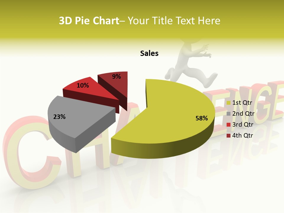 Jump Person Runner PowerPoint Template