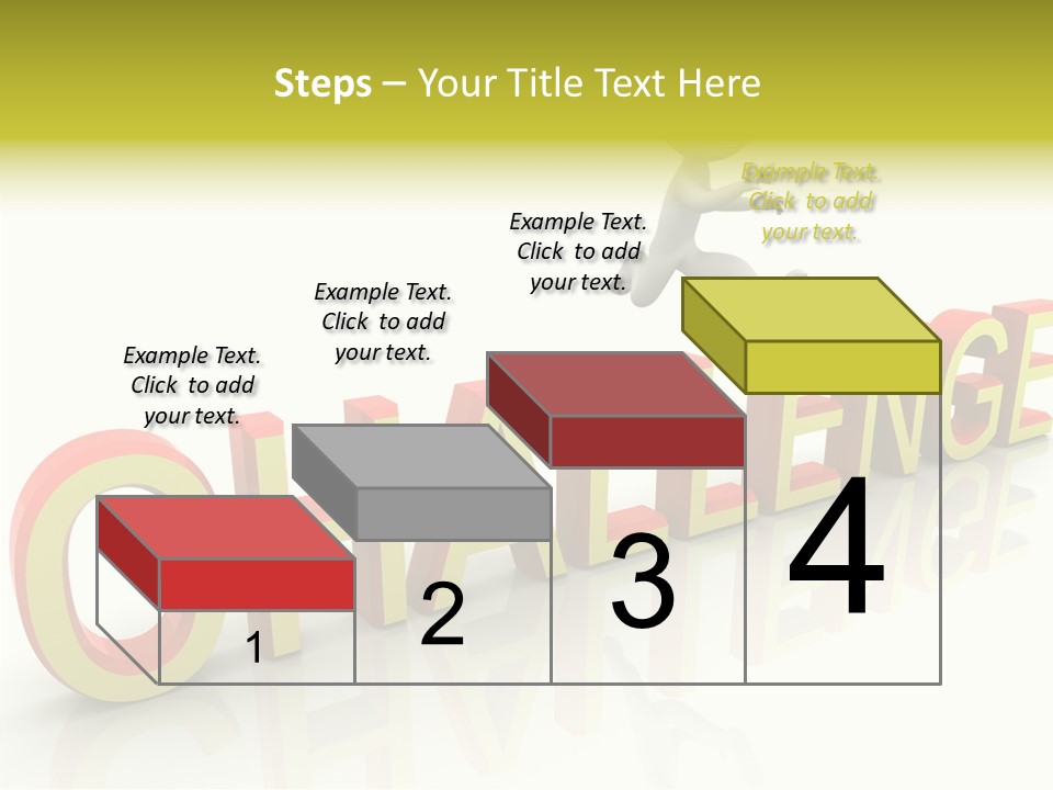 Jump Person Runner PowerPoint Template
