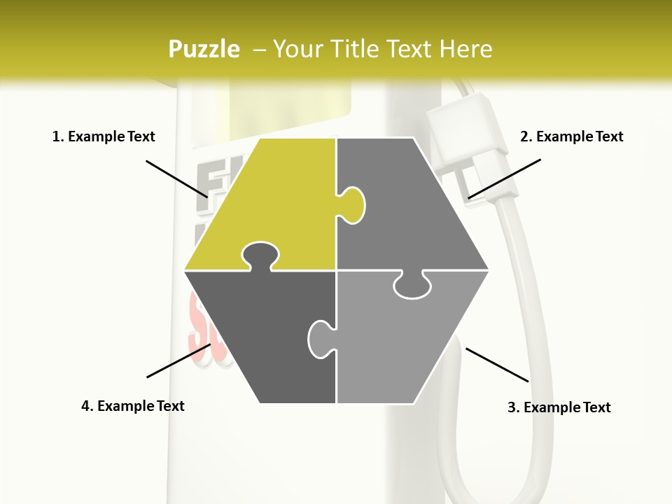 Gas Station Pride Fuel Pump PowerPoint Template