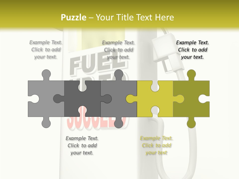 Gas Station Pride Fuel Pump PowerPoint Template