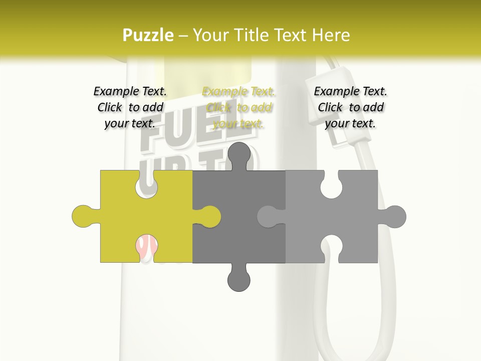 Gas Station Pride Fuel Pump PowerPoint Template