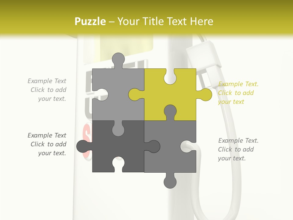 Gas Station Pride Fuel Pump PowerPoint Template