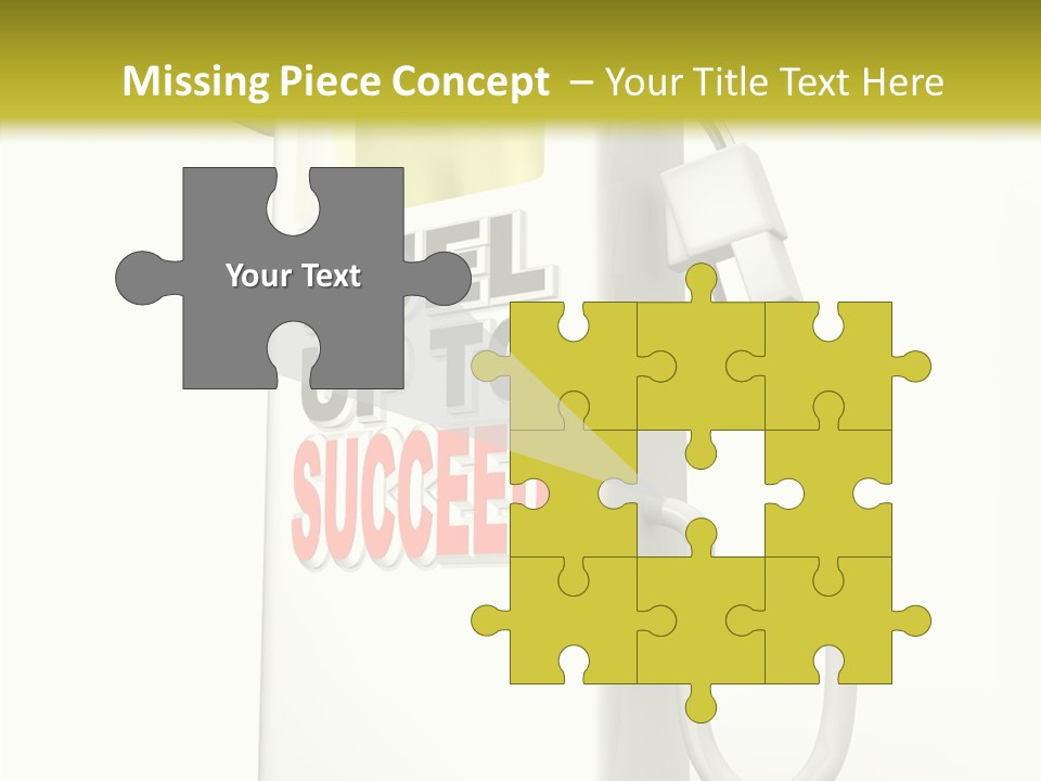 Gas Station Pride Fuel Pump PowerPoint Template