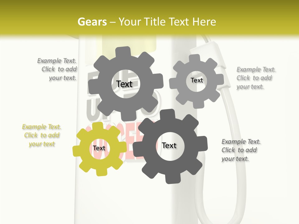 Gas Station Pride Fuel Pump PowerPoint Template