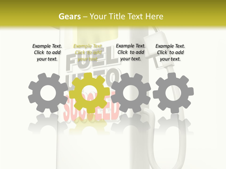 Gas Station Pride Fuel Pump PowerPoint Template