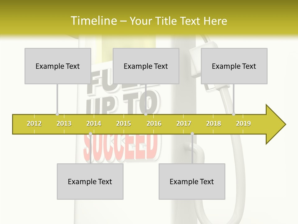 Gas Station Pride Fuel Pump PowerPoint Template