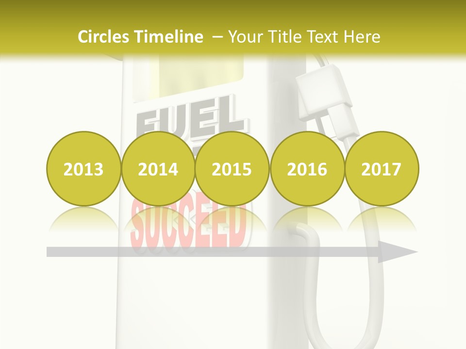 Gas Station Pride Fuel Pump PowerPoint Template