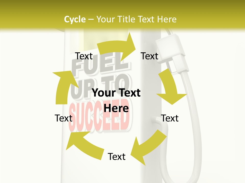 Gas Station Pride Fuel Pump PowerPoint Template