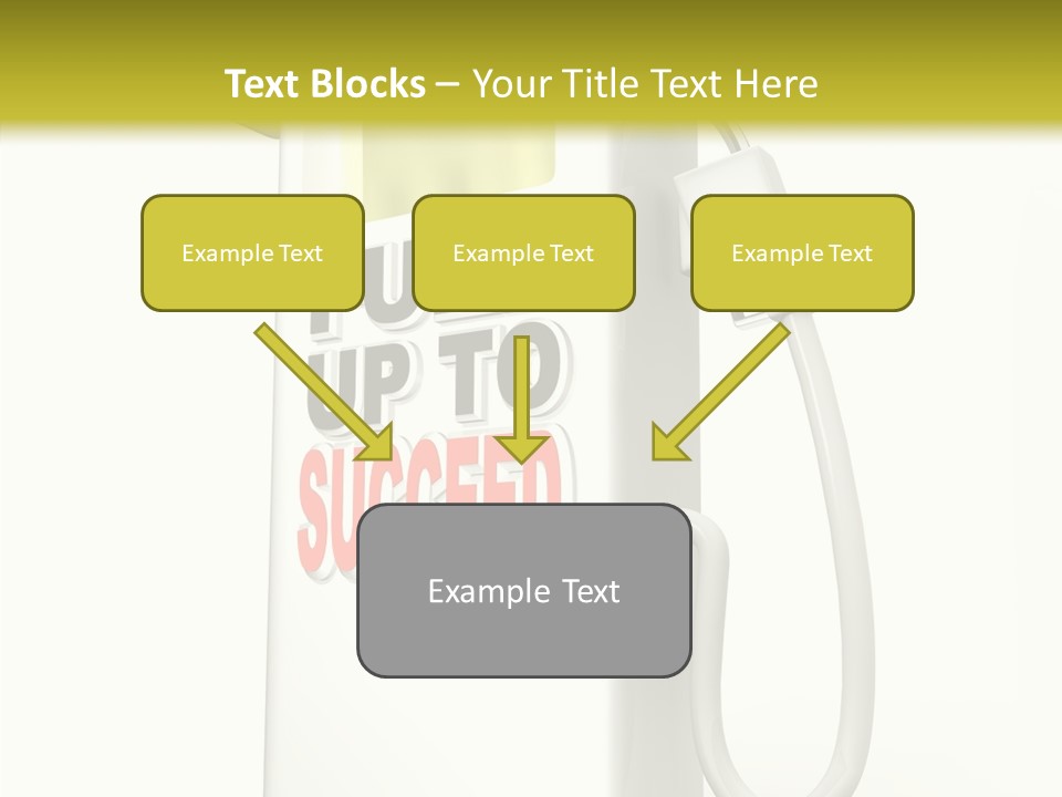 Gas Station Pride Fuel Pump PowerPoint Template