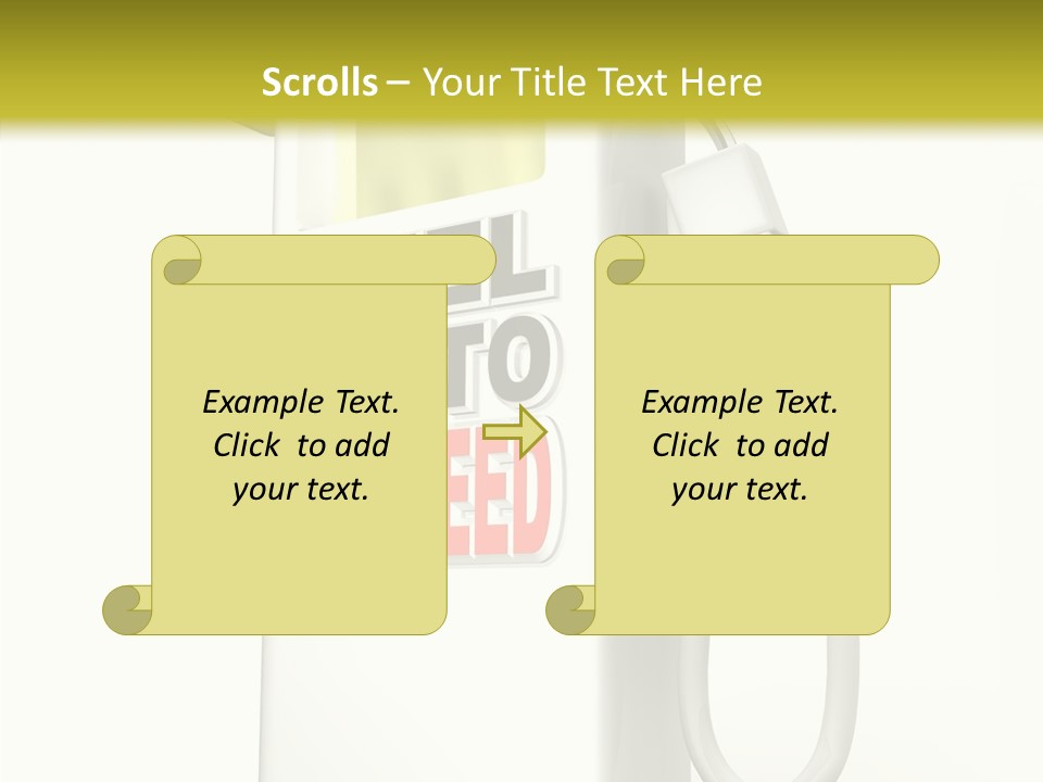 Gas Station Pride Fuel Pump PowerPoint Template