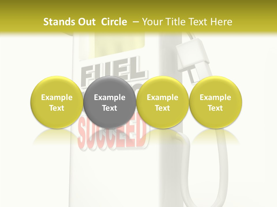Gas Station Pride Fuel Pump PowerPoint Template