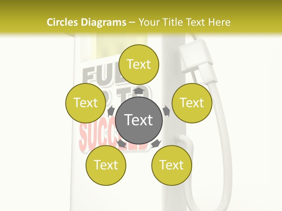 Gas Station Pride Fuel Pump PowerPoint Template