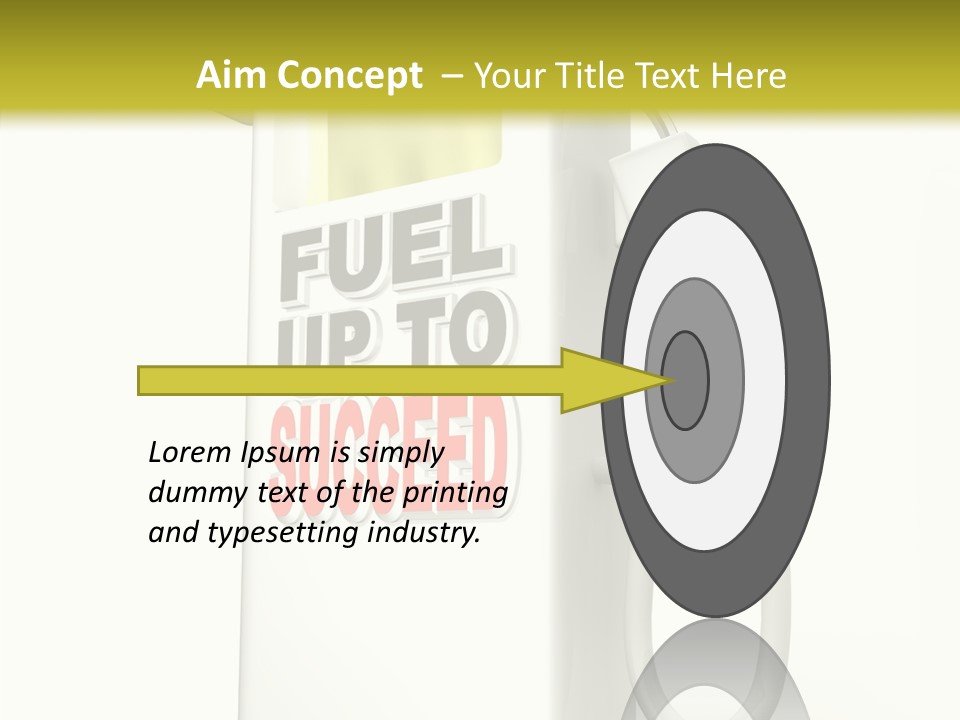 Gas Station Pride Fuel Pump PowerPoint Template