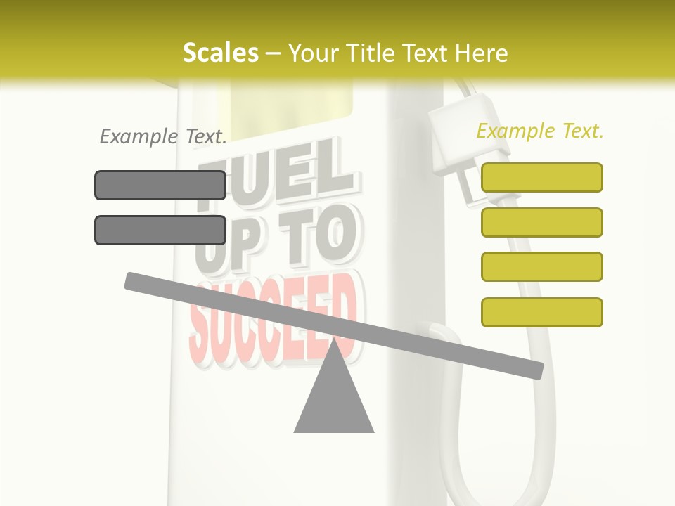 Gas Station Pride Fuel Pump PowerPoint Template