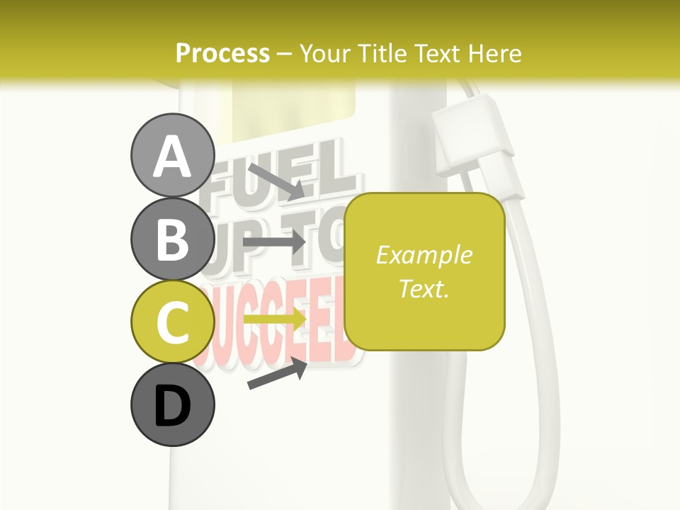 Gas Station Pride Fuel Pump PowerPoint Template