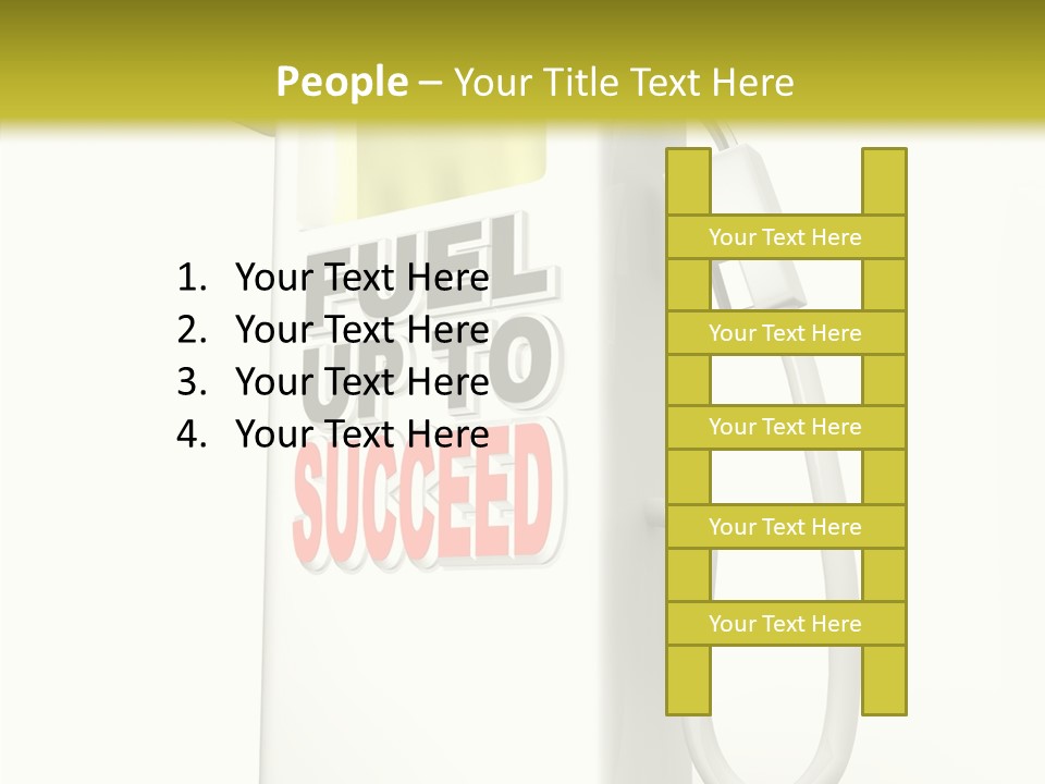 Gas Station Pride Fuel Pump PowerPoint Template