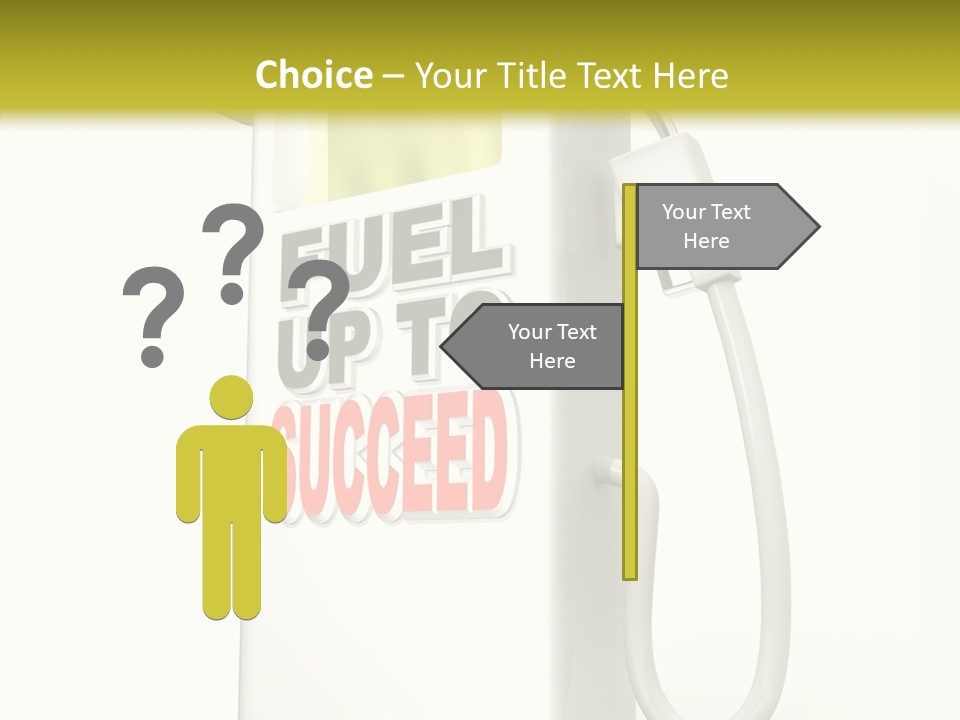 Gas Station Pride Fuel Pump PowerPoint Template