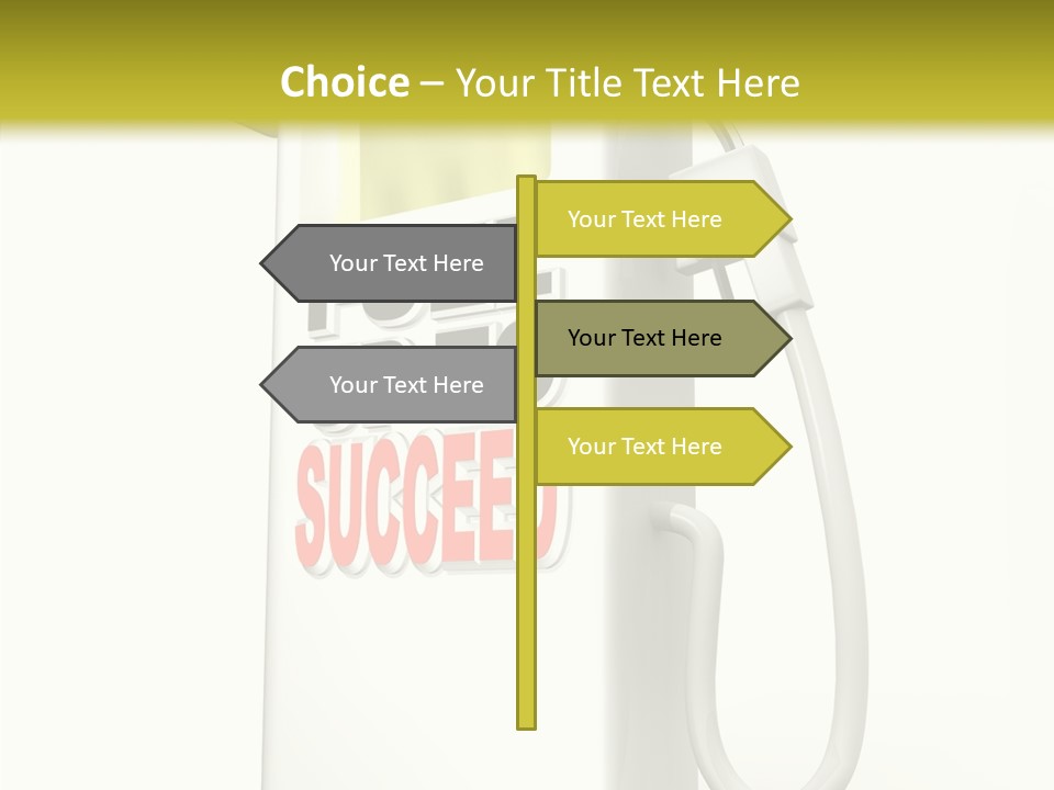 Gas Station Pride Fuel Pump PowerPoint Template